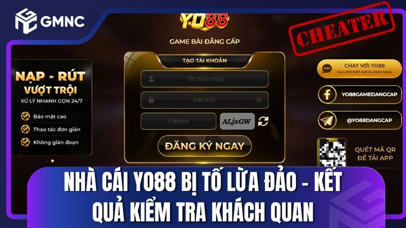 Nhà Cái Yo88 Bị Tố Lừa Đảo - Kết Quả Kiểm Tra Khách Quan