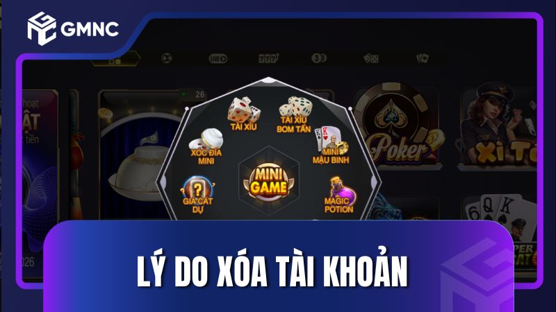 Lý do các thành viên muốn thực hiện xóa tài khoản B52club